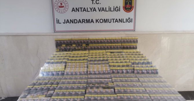 Antalya’da 5 bin 150 paket kaçak sigara ele geçirildi