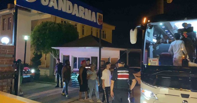 Manavgat’ta çalışma izni olmayan 29 yabancı uyruklu şahıs yakalandı