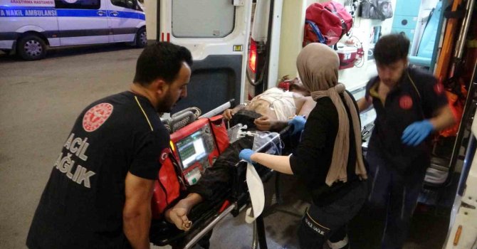 Evinde oturduğu sırada içeri giren şüpheli tarafından vurularak ağır yaralandı