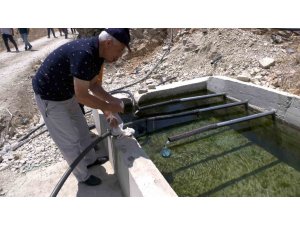 Celil ve Üçoluk yaylaları suya kavuşuyor