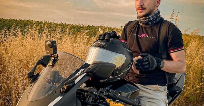 Motosiklet tutkunu fenomen köpeğe çarptığı kazada feci şekilde can verdi