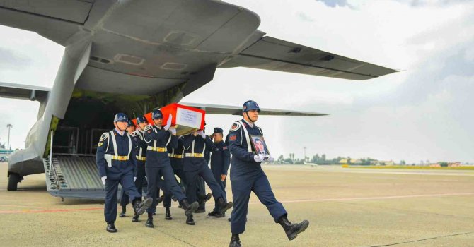 Adanalı şehit Güngör’ün cenazesi Adana’ya getirildi