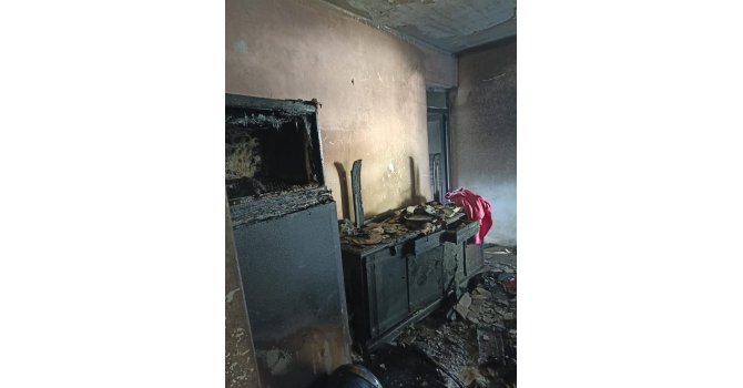 Hatay’da mesken yangını söndürüldü