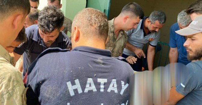 Hatay’da boya yaparken düşen işçi yaralanarak hastaneye kaldırıldı