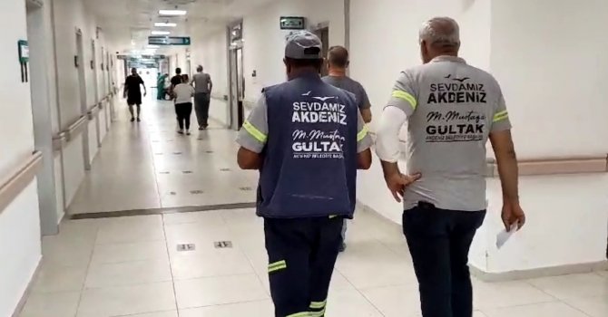 Çöp dökmeye giden belediye personeline saldırı