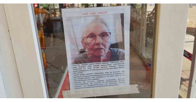 10 gündür kayıp olan Alman kadın 3 dilde basılan afişlerle aranıyor