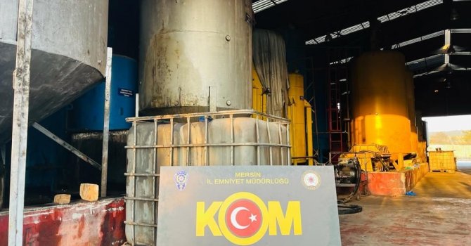 Mersin’de 30 bin litre kaçak akaryakıt ele geçirildi