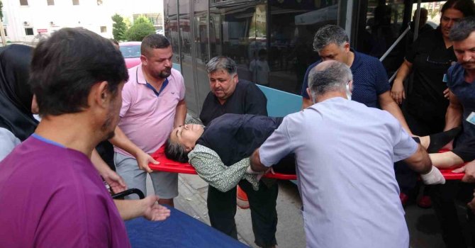 Fenalaşan kadına ilk müdahaleyi emekli hemşire yaptı, otobüs hastaneye yetişirdi