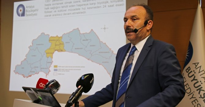 “1357 personel 136 araçla mücadele aralıksız devam ediyor”