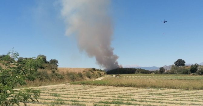 Manavgat’ta orman yangını kontrol altına alındı