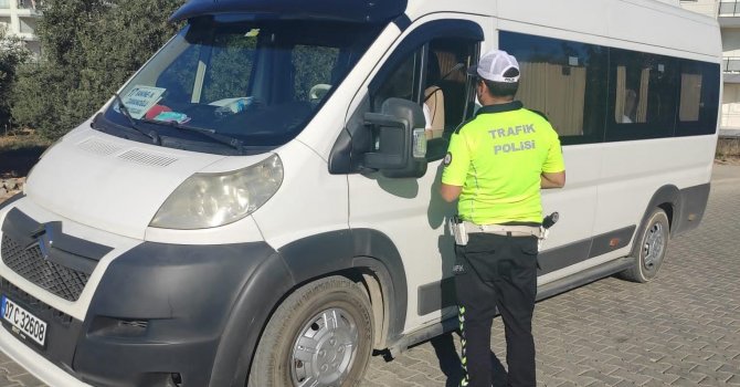 Gazipaşa’da okul servisleri denetlendi