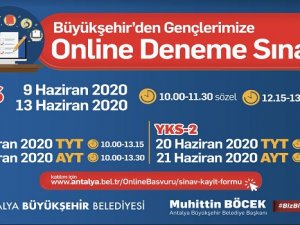 Büyükşehir’den öğrencilere online sınav desteği