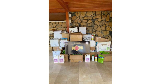 Kaçakçılık operasyonunda sahte zirai ilaç ele geçirildi