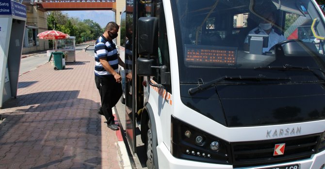 Konyaaltı Sahil 104 nolu hat sefere başladı