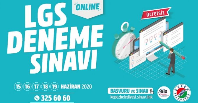 Kepez’den LGS online deneme sınavı