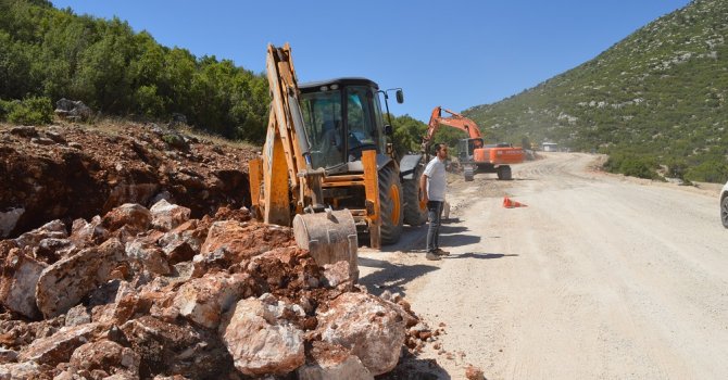 Naldöken grup yolunda bakım onarım sürüyor