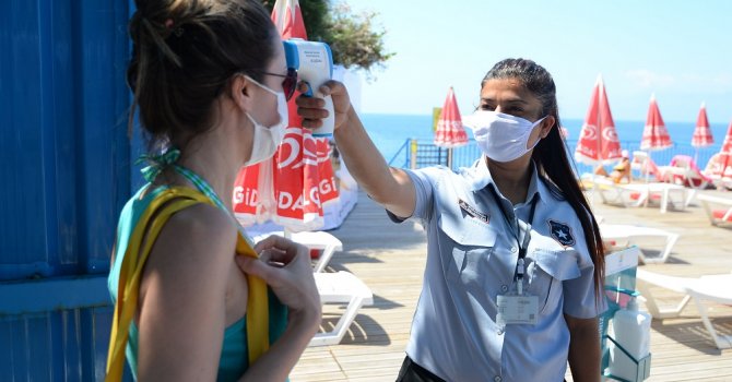 Falez plajları açıldı