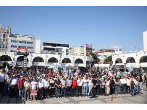 Mersin’de İsrail protestosu