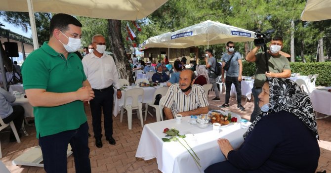 Tütüncü şehit ailelerinin hep yanında