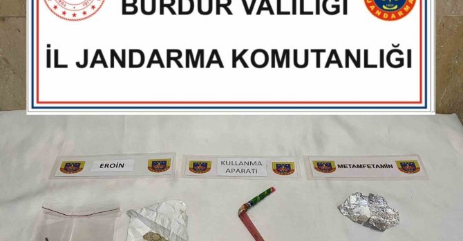 Burdur’da jandarmadan uyuşturucu ve kaçakçılık operasyonu