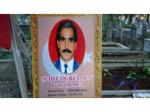 PKK tarafından katledilen şehit öğretmen unutulmadı