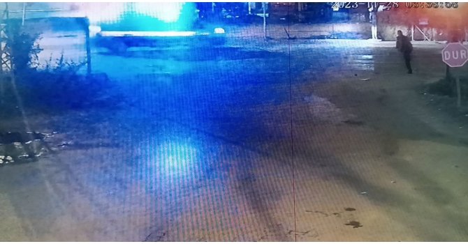 2 kişinin öldüğü kaza anı güvenlik kamerasına yansıdı