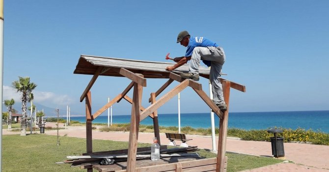 Demre Sahil Parkı yenileniyor