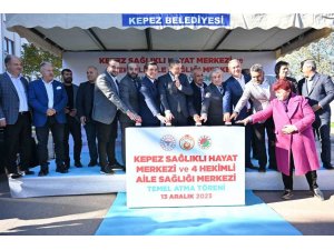 KETEM’in de hizmet vereceği Sağlıklı Hayat Merkezi ve 4 hekimli Aile Sağlığı Merkezi temeli törenle atıldı