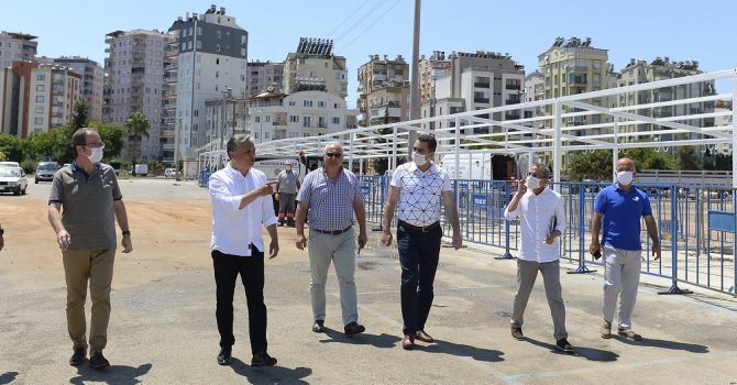 Başkan Uysal, hazırlıkları inceledi