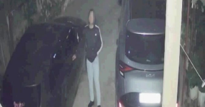 Güvenlik kameralarına yakalanan azılı motosiklet hırsızı tutuklandı