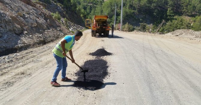 Gümüşkavak-Yalçı-Kuşyuvası yolu bakıma alındı