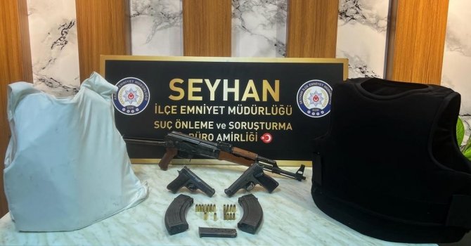 Seyhan polisinden silah kaçakçılarına koçbaşıyla baskın