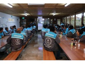 Alanya Belediyesi mesleki yeterlilik ve iş güvenliği eğitimlerine devam ediyor