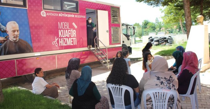 Mobil Kuaför Tırı Elmalı’da