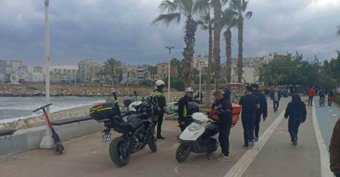 Mersin’de kural ihlali yapan bin 421 sürücüye ceza uygulandı