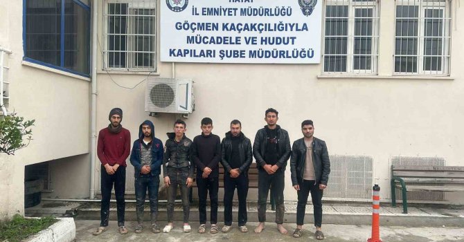 Yurda kaçak yollarla giren göçmen şahıslar polis ekipleri tarafından yakalandı