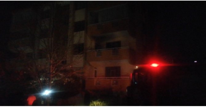 Isparta’da evde çıkan yangın paniğe neden oldu