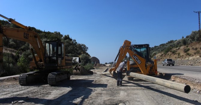 ASAT’tan Manavgat’ta içme suyu hattı çalışması