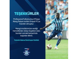 Adana Demirspor’da M’Baye Niang ile yollar ayrıldı