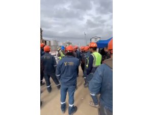 SASA işçilerinden düşük ücret eylemi