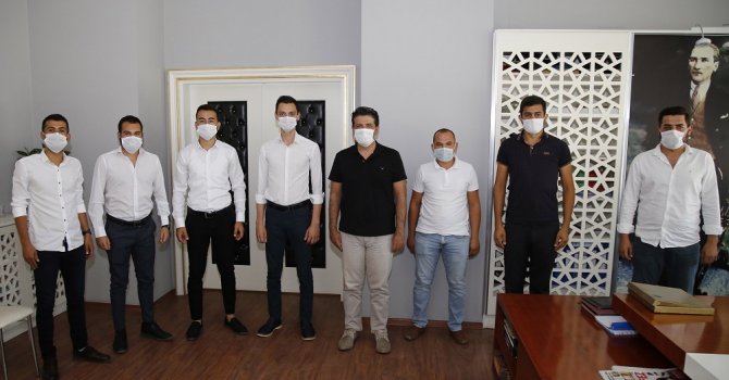 CHP’li Gençler Başkan Genç’i ziyaret etti