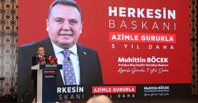 Başkan Böcek Antalya basınıyla buluştu