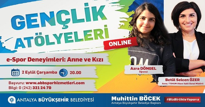 Büyükşehir’in ‘Gençlik Atölyeleri’ sürüyor