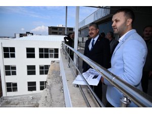 Osmaniye’de Devlet Bahçeli Fen Lisesi inşaatında sona gelindi