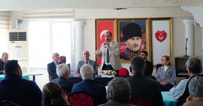 KOTAN EMEKLİ ASKERLERLE BULUŞTU