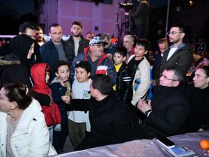 BEKİR KIVRIM İLK İFTARINI TOKİ KONUTLARINDA YAPTI