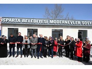 Isparta Belediyesi Modernevler Mahallesi Sosyal Tesisleri açıldı