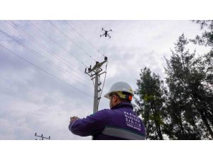 AEDAŞ, enerji nakil hatlarındaki arızaları İHA ve dronlarla tespit ediliyor
