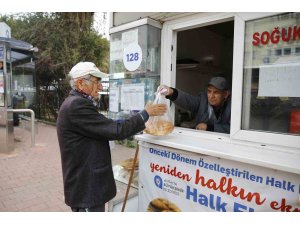 Ramazan pidesi Halk Ekmek Büfelerinde