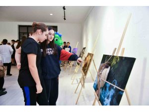 Geri dönüşüm sergisi açıldı